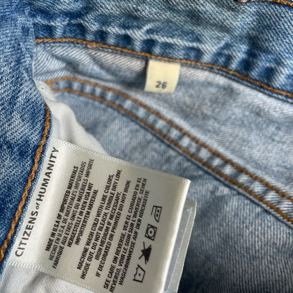 Citizens Of Humanity Liya Jeans Soundtrack Light Wash Size 26 - Picture 12 of 12